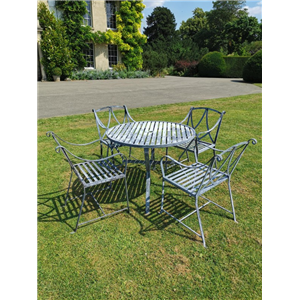 Cotswold Round Table Set 1m Table & 4 Chairs